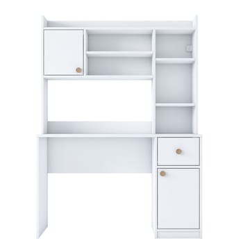 Sarnor Skrivbord 120x166x50 cm - Vit - Möbler - Bord & matgrupper - Kontorsbord - Skrivbord