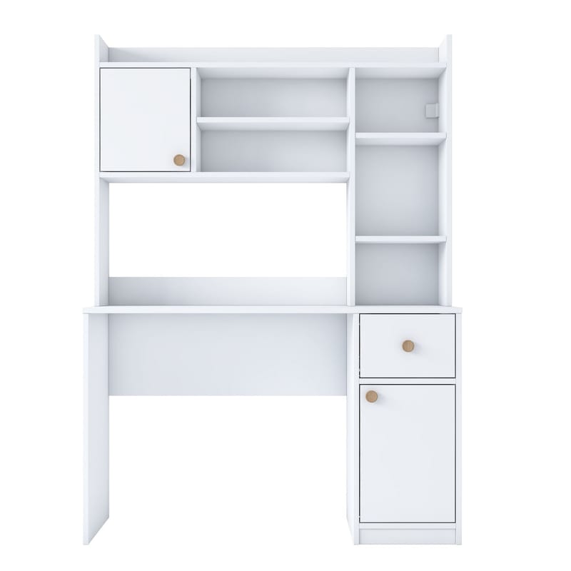 Sarnor Skrivbord 120x166x50 cm - Vit - Möbler - Bord & matgrupper - Kontorsbord - Skrivbord