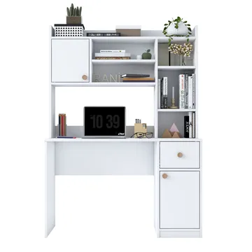 Sarnor Skrivbord 120x166x50 cm - Vit - Möbler - Bord & matgrupper - Kontorsbord - Skrivbord