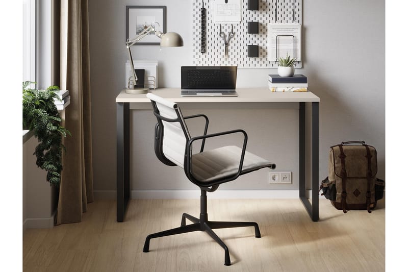 Sigmana Skrivbord 125x55 cm - Ljusgrå - Möbler - Bord & matgrupper - Kontorsbord - Skrivbord