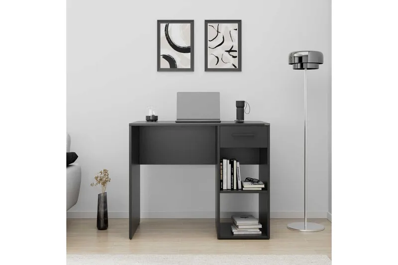 Skrivbord & datorbord Skrivbord Matulca Antracit Antracit - Möbler - Bord & matgrupper - Kontorsbord - Skrivbord