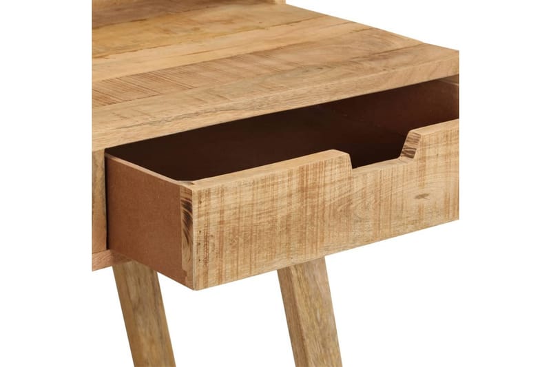 Skrivbord 100x45x90 cm massivt grovt mangoträ - Brun - Möbler - Bord & matgrupper - Kontorsbord - Skrivbord