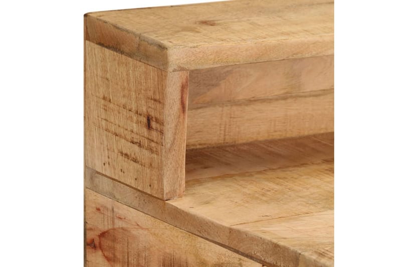 Skrivbord 100x45x90 cm massivt grovt mangoträ - Brun - Möbler - Bord & matgrupper - Kontorsbord - Skrivbord