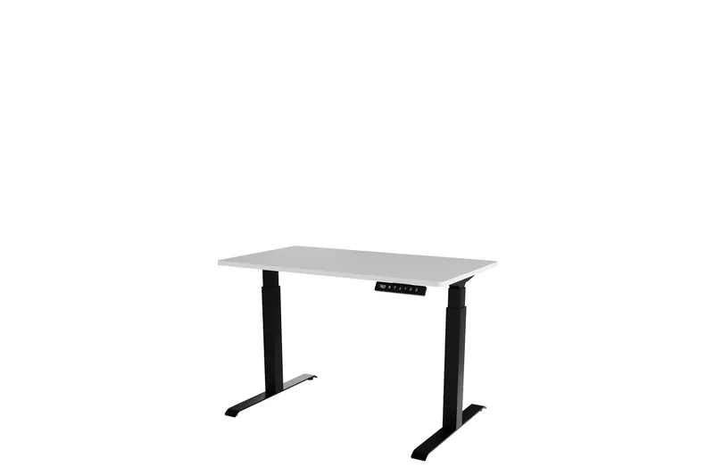 Adrianah Skrivbord 67x121 cm, Vit/Svart