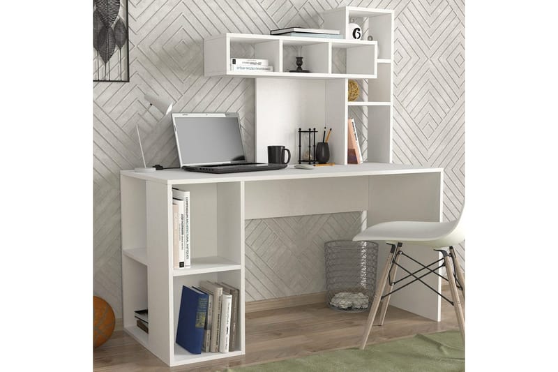 Skrivbord Alera - Guld/Vit - Möbler - Bord & matgrupper - Kontorsbord - Skrivbord