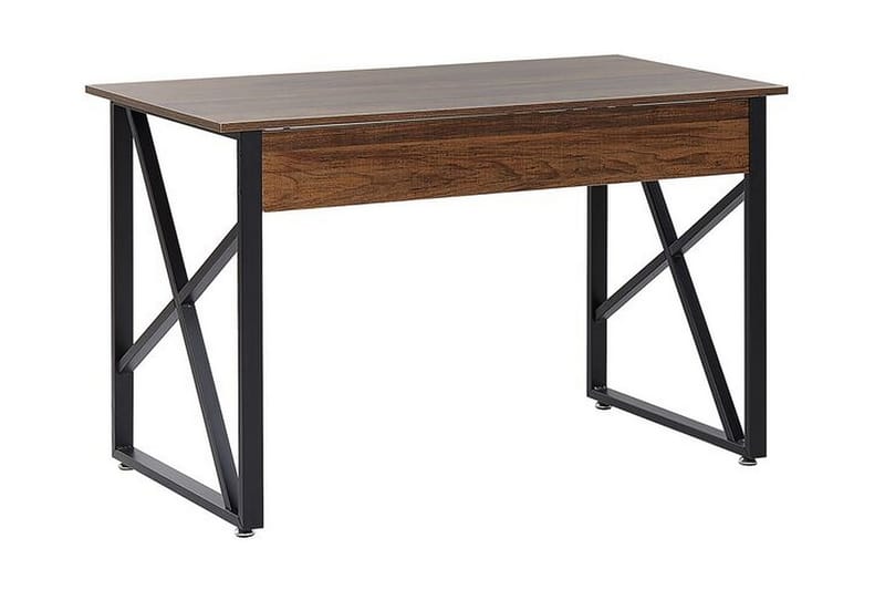 Alvaston Skrivbord 120 cm - Mörkt Trä/Svart - Möbler - Bord & matgrupper - Kontorsbord - Skrivbord