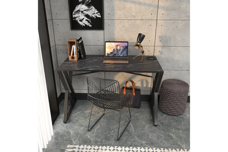 Andifli Skrivbord 60x75x120 cm - Svart - Möbler - Bord & matgrupper - Kontorsbord - Skrivbord