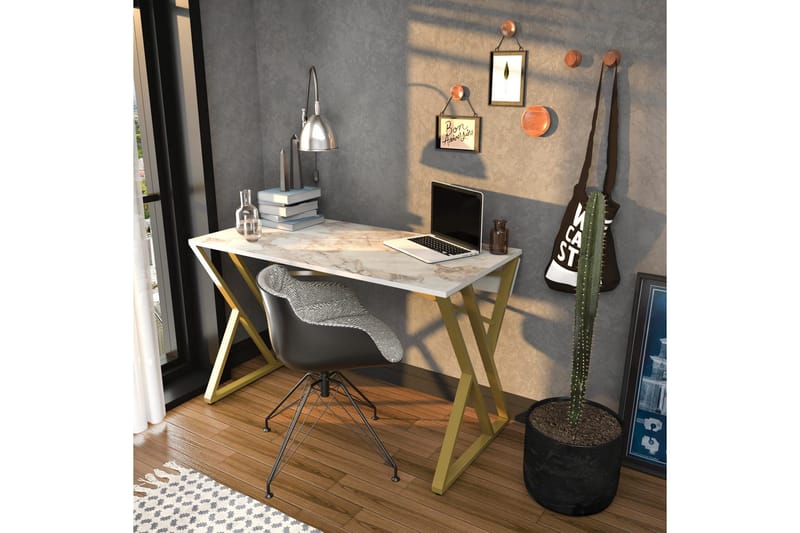 Andifli Skrivbord 60x75x120 cm - Vit - Möbler - Bord & matgrupper - Kontorsbord - Skrivbord