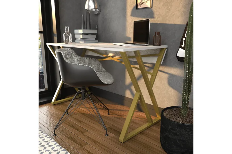 Andifli Skrivbord 60x75x120 cm - Vit - Möbler - Bord & matgrupper - Kontorsbord - Skrivbord