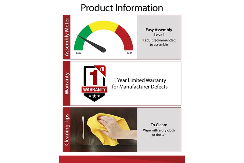 Ashlar Skrivbord 137 cm med Förvaring 4 Hyllor Brun/Svart - Dorel Home - Möbler - Bord & matgrupper - Kontorsbord - Skrivbord