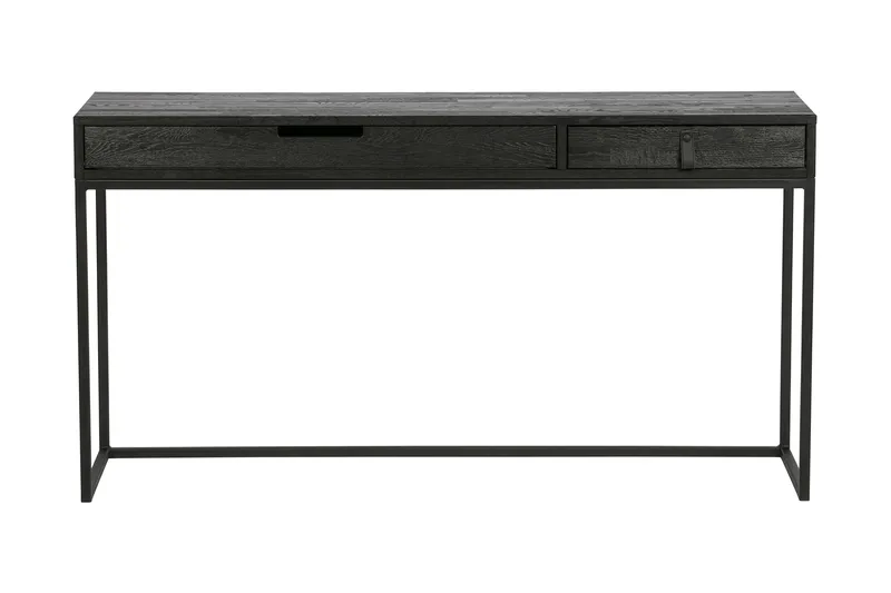 Atila Skrivbord 140 cm med Förvaring Lådor - Ek/Svart - Möbler - Bord & matgrupper - Kontorsbord - Skrivbord