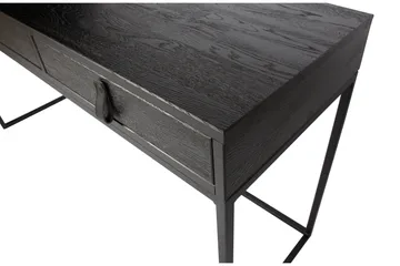 Atila Skrivbord 140 cm med Förvaring Lådor - Ek/Svart - Möbler - Bord & matgrupper - Kontorsbord - Skrivbord