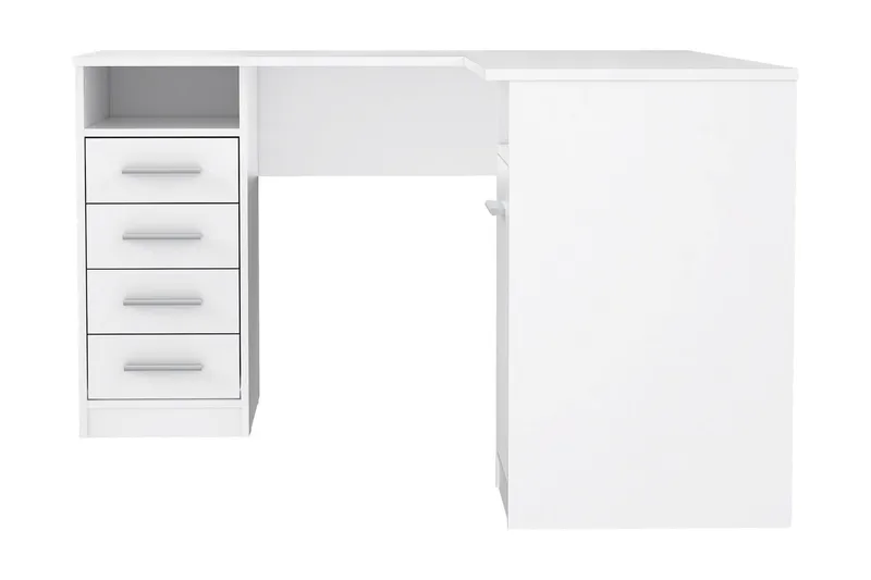Baacwood Skrivbord 125 cm - Vit - Möbler - Bord & matgrupper - Kontorsbord - Skrivbord - Hörnskrivbord
