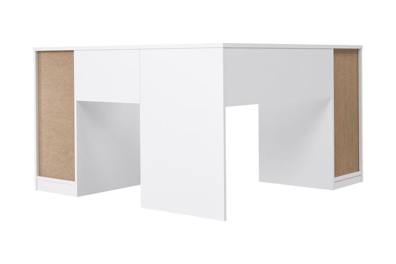 Baacwood Skrivbord 125 cm - Vit - Möbler - Bord & matgrupper - Kontorsbord - Skrivbord