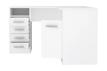 Baacwood Skrivbord 125 cm - Vit - Möbler - Bord & matgrupper - Kontorsbord - Skrivbord - Hörnskrivbord