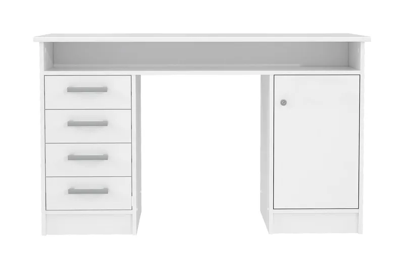 Baacwood Skrivbord 126 cm - Vit - Möbler - Bord & matgrupper - Kontorsbord - Skrivbord