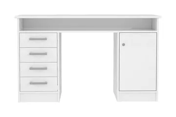 Baacwood Skrivbord 126 cm - Vit - Möbler - Bord & matgrupper - Kontorsbord - Skrivbord