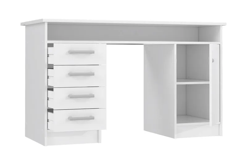 Baacwood Skrivbord 126 cm - Vit - Möbler - Bord & matgrupper - Kontorsbord - Skrivbord