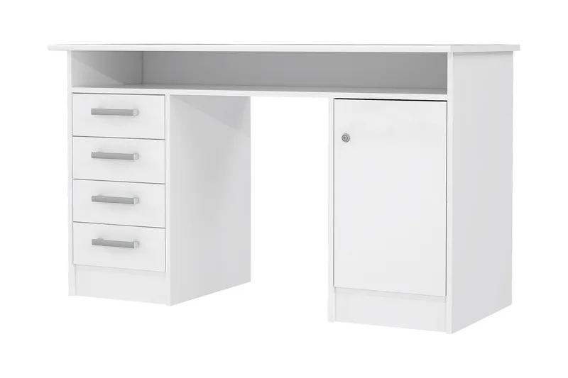 Baacwood Skrivbord 126 cm - Vit - Möbler - Bord & matgrupper - Kontorsbord - Skrivbord