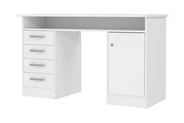 Baacwood Skrivbord 126 cm - Vit - Möbler - Bord & matgrupper - Kontorsbord - Skrivbord