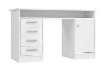 Baacwood Skrivbord 126 cm - Vit - Möbler - Bord & matgrupper - Kontorsbord - Skrivbord