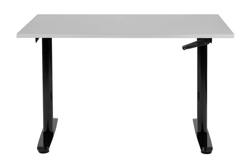 Banner Skrivbord 72x120 cm - Grå/Svart - Möbler - Bord & matgrupper - Kontorsbord - Skrivbord - Höj och sänkbart skrivbord