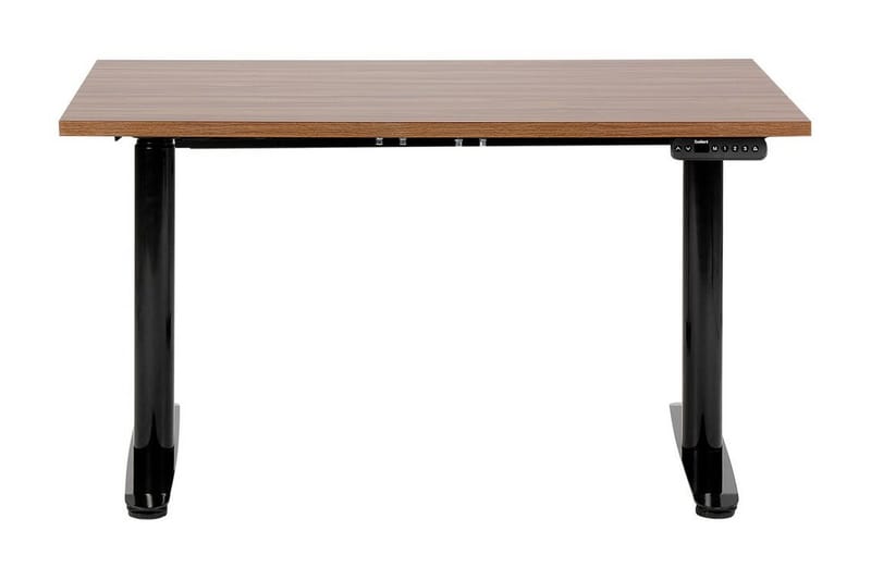 Banner Skrivbord 72x120 cm - Mörkt trä/Svart - Möbler - Bord & matgrupper - Kontorsbord - Skrivbord - Höj och sänkbart skrivbord