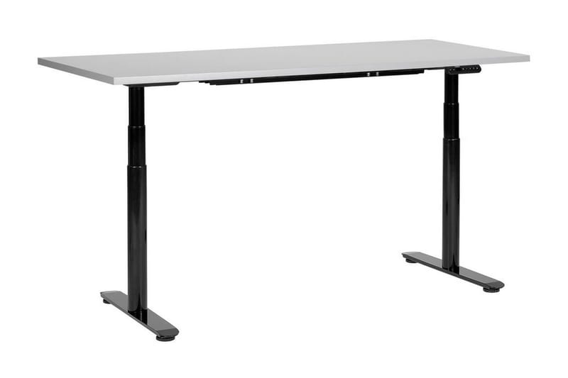 Banner Skrivbord 72x160 cm, Grå/Svart