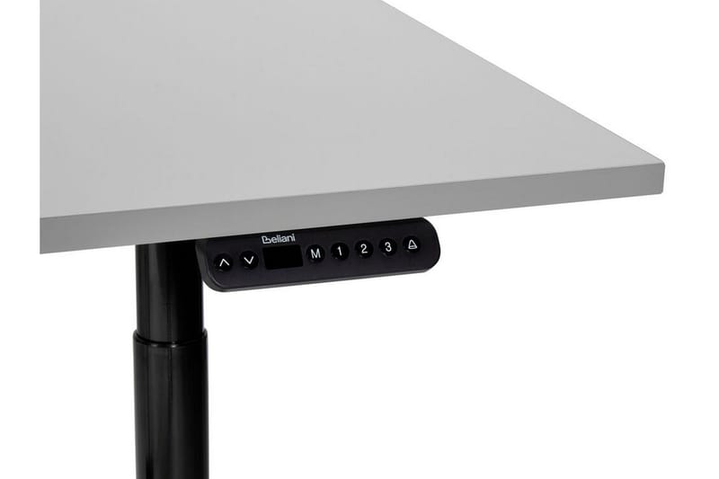 Banner Skrivbord 72x160 cm - Grå/Svart - Möbler - Bord & matgrupper - Kontorsbord - Skrivbord - Höj och sänkbart skrivbord