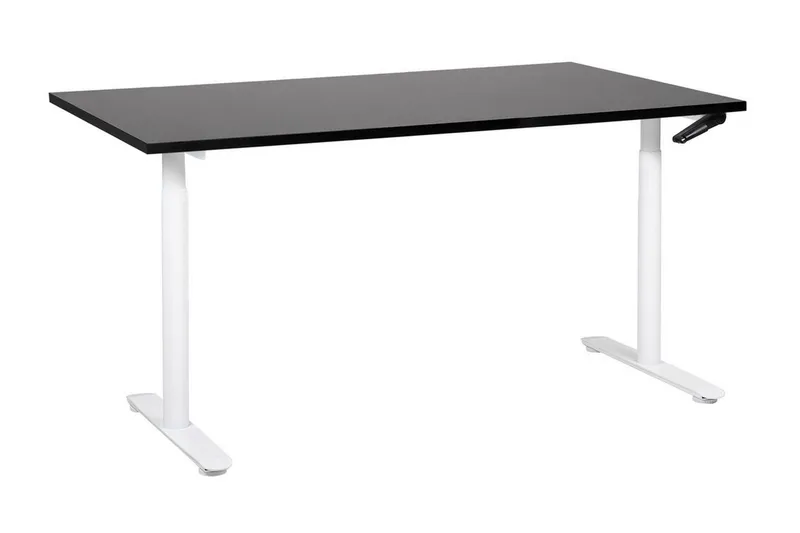 Banner Skrivbord 72x160 cm - Svart/Vit - Möbler - Bord & matgrupper - Kontorsbord - Skrivbord - Höj och sänkbart skrivbord