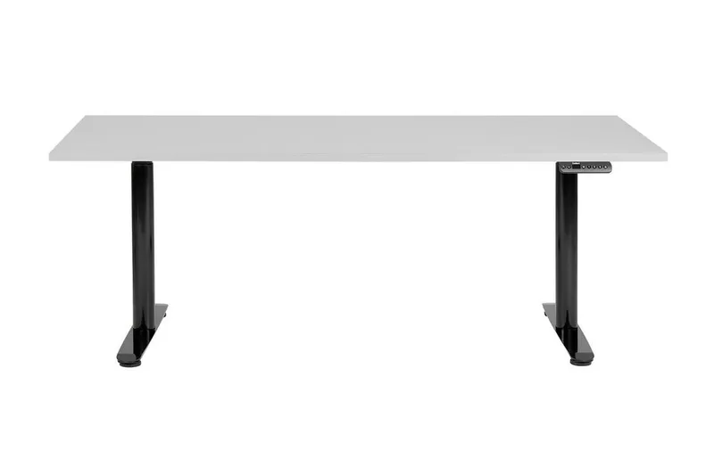 Banner Skrivbord 80x180 cm - Grå/Svart - Möbler - Bord & matgrupper - Kontorsbord - Skrivbord - Höj och sänkbart skrivbord
