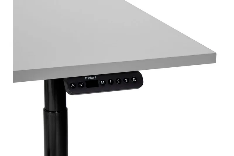 Banner Skrivbord 80x180 cm - Grå/Svart - Möbler - Bord & matgrupper - Kontorsbord - Skrivbord - Höj och sänkbart skrivbord