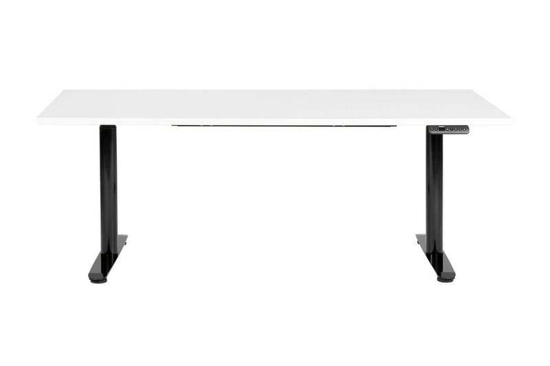 Banner Skrivbord 80x180 cm - Vit/Svart - Möbler - Bord & matgrupper - Kontorsbord - Skrivbord - Höj och sänkbart skrivbord