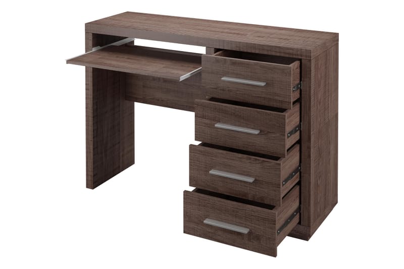 Benavila Skrivbord 120 cm med Förvaring 4 Lådor - Ekfärg/Brun - Möbler - Bord & matgrupper - Kontorsbord - Skrivbord