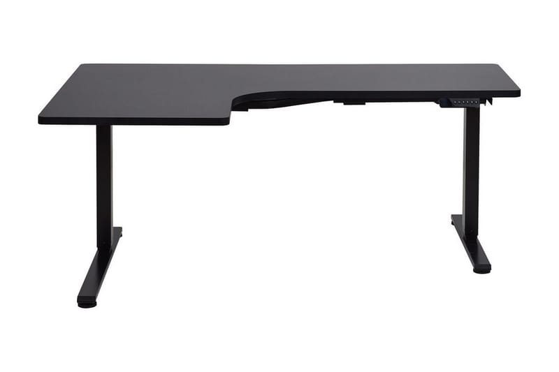 Bina L-format Skrivbord 109x160 cm i Målat Trä - Svart - Möbler - Bord & matgrupper - Kontorsbord - Skrivbord - Höj och sänkbart skrivbord