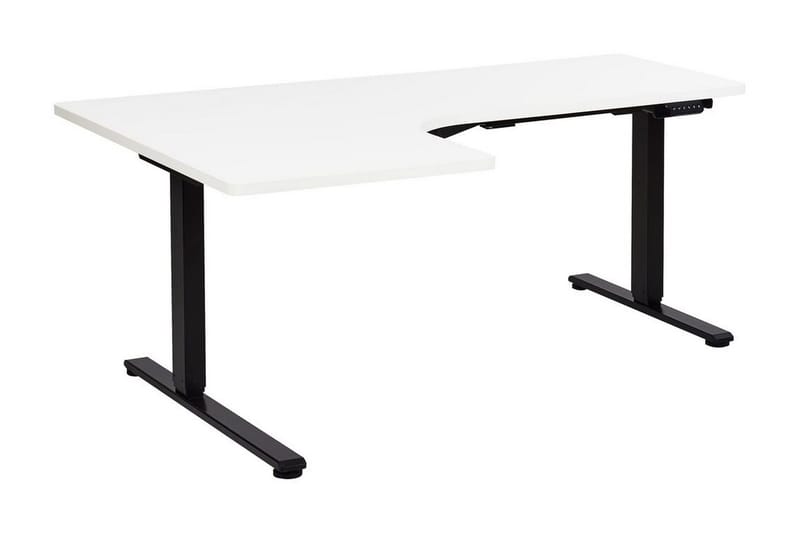Bina L-format Skrivbord 109x160 cm i Målat Trä - Svart|Vit - Möbler - Bord & matgrupper - Kontorsbord - Skrivbord - Höj och sänkbart skrivbord