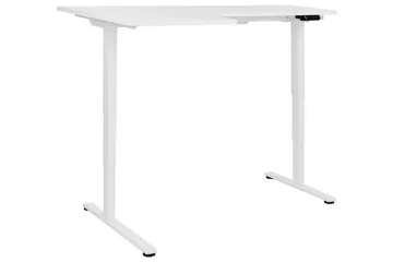 Bina L-format Skrivbord 109x160 cm i Målat Trä - Vit - Möbler - Bord & matgrupper - Kontorsbord - Skrivbord - Höj och sänkbart skrivbord
