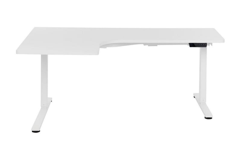 Bina L-format Skrivbord 109x160 cm i Målat Trä - Vit - Möbler - Bord & matgrupper - Kontorsbord - Skrivbord - Höj och sänkbart skrivbord