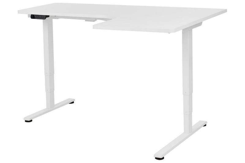 Bina Skrivbord 109x160 cm - Vit - Möbler - Bord & matgrupper - Kontorsbord - Skrivbord - Höj och sänkbart skrivbord