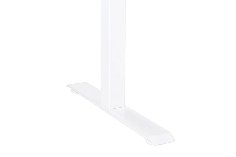 Bina Skrivbord 72x120 cm i Trä med Metallstativ - Grå|Vit - Möbler - Bord & matgrupper - Kontorsbord - Skrivbord - Höj och sänkbart skrivbord