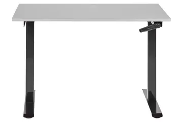 Bina Skrivbord 72x120 cm i Trä med Stålstativ - Grå|Svart - Möbler - Bord & matgrupper - Kontorsbord - Skrivbord - Höj och sänkbart skrivbord