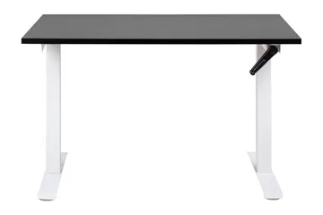 Bina Skrivbord 72x120 cm - Svart/Vit - Möbler - Bord & matgrupper - Kontorsbord - Skrivbord - Höj och sänkbart skrivbord