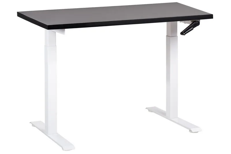 Bina Skrivbord 72x120 cm, Svart/Vit