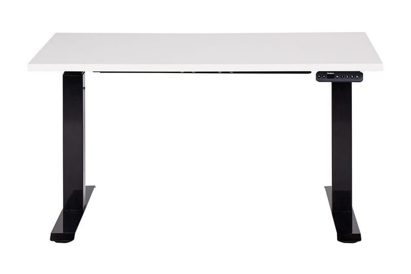 Bina Skrivbord 72x120 cm - Vit/Svart - Möbler - Bord & matgrupper - Kontorsbord - Skrivbord - Höj och sänkbart skrivbord