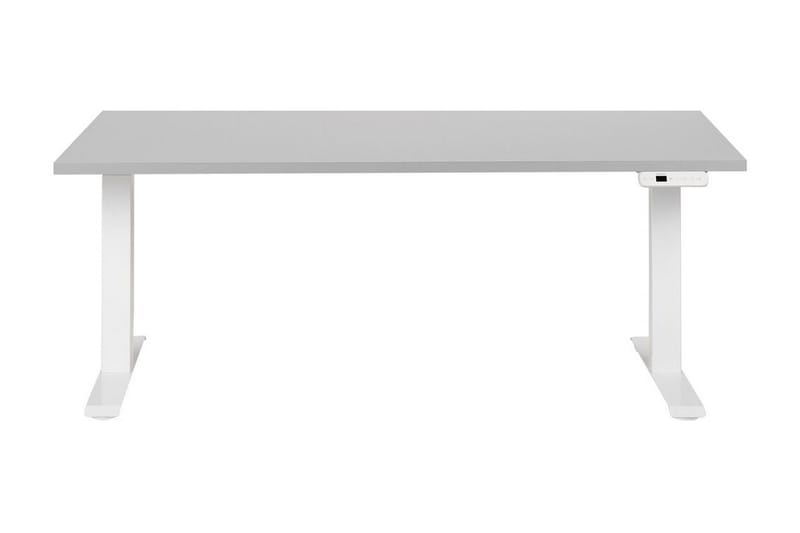 Bina Skrivbord 72x160 cm - Grå/Vit - Möbler - Bord & matgrupper - Kontorsbord - Skrivbord - Höj och sänkbart skrivbord