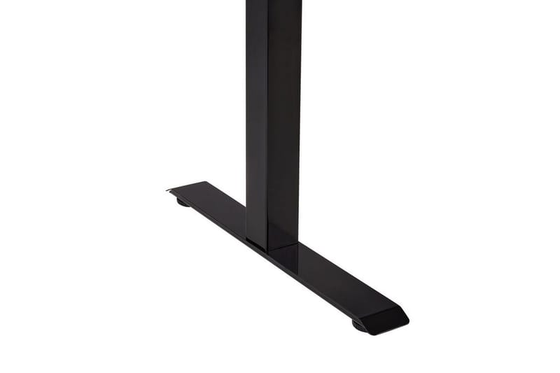 Bina Skrivbord 72x160 cm i Trä med Metallstativ - Brun|Svart - Möbler - Bord & matgrupper - Kontorsbord - Skrivbord - Höj och sänkbart skrivbord