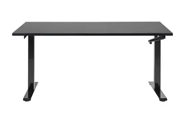 Bina Skrivbord 72x160 cm i Trä med Metallstativ - Svart - Möbler - Bord & matgrupper - Kontorsbord - Skrivbord - Höj och sänkbart skrivbord