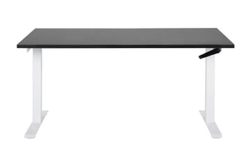 Bina Skrivbord 72x160 cm i Trä med Metallstativ - Svart|Vit - Möbler - Bord & matgrupper - Kontorsbord - Skrivbord - Höj och sänkbart skrivbord
