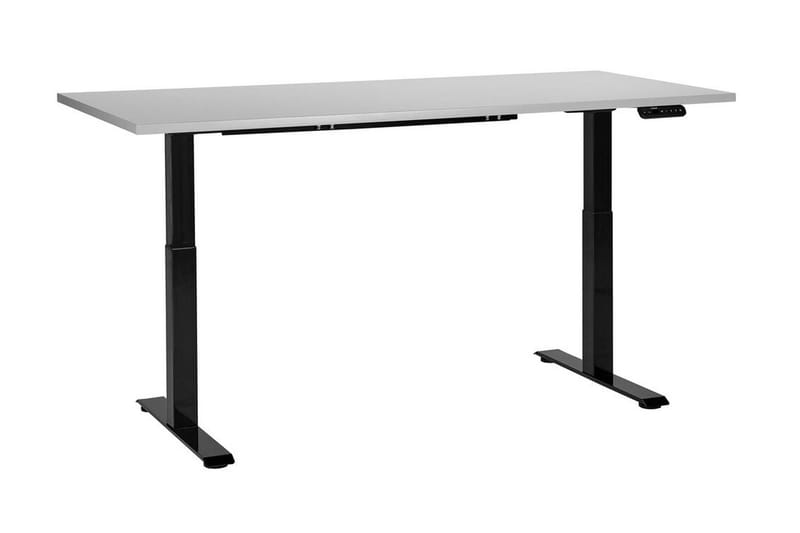 Bina Skrivbord 80x180 cm - Grå/Svart - Möbler - Bord & matgrupper - Kontorsbord - Skrivbord - Höj och sänkbart skrivbord