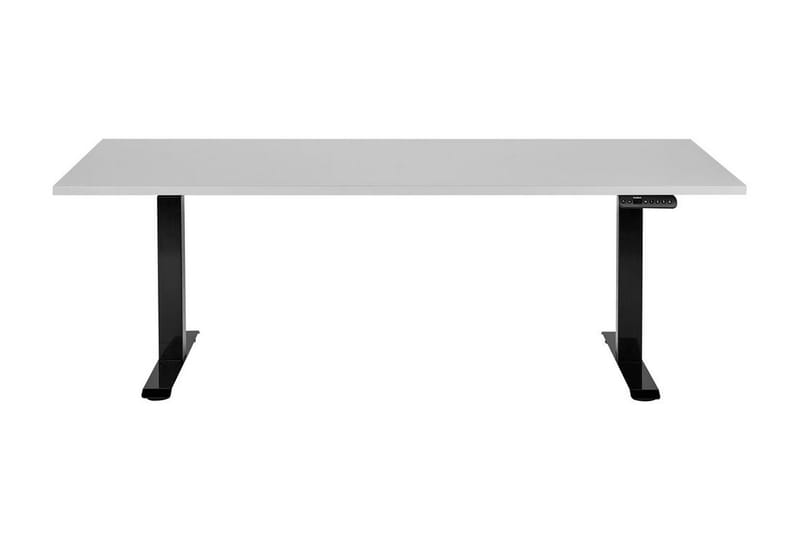 Bina Skrivbord 80x180 cm - Grå/Svart - Möbler - Bord & matgrupper - Kontorsbord - Skrivbord - Höj och sänkbart skrivbord
